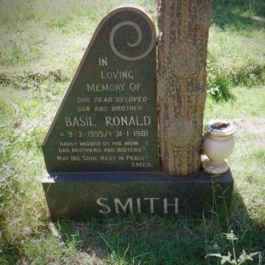 SMITH Basil Ronald 1955-1981