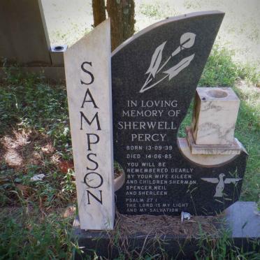 SAMPSON Sherwell Percy 1939-1985
