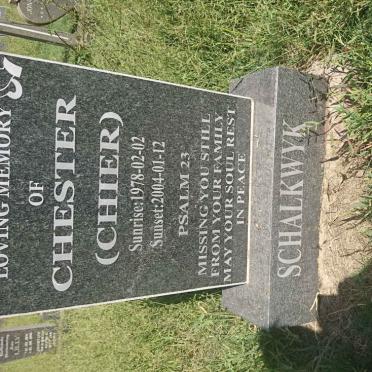 SCHALKWYK Chester 1978-2004
