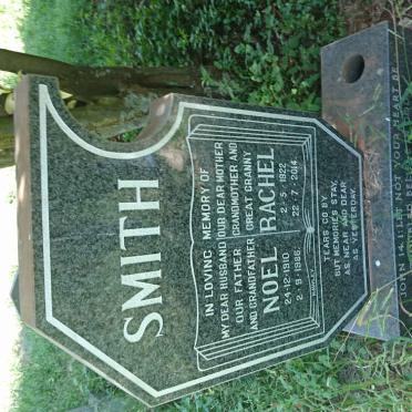 SMITH Noel 1910-1986 &amp; Rachel 1922-2014