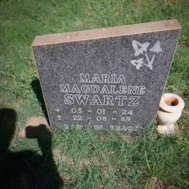 SWARTZ Maria Magdalene 1924-1989