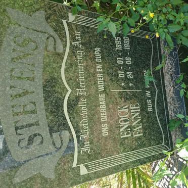 STEVENS Enock Fannie 1895-1980