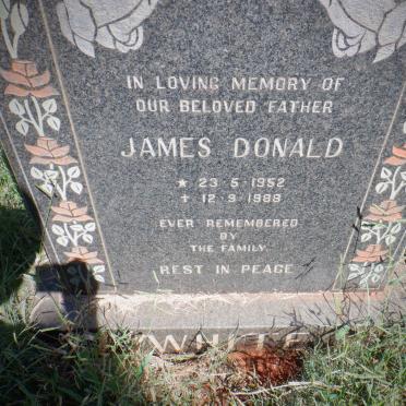 WHITE James Donald 1952-1988