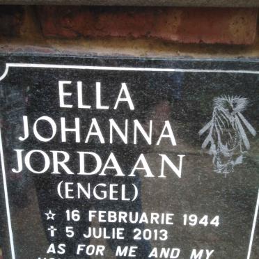 JORDAAN Ella Johanna 1944-2013