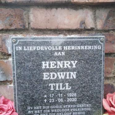 TILL Henry Edwin 1928-2020