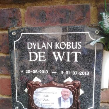 WIT Dylan Kobus, de 2013-2013