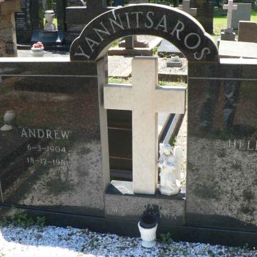 YANNITSAROS Andrew 1904-1981 &amp; Hellen -1981