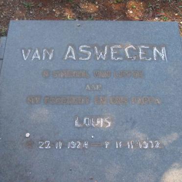 ASWEGEN Louis, van 1924-1972