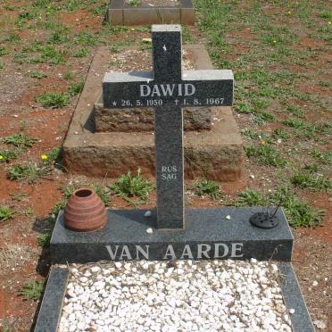 AARDE Dawid, van 1950-1967
