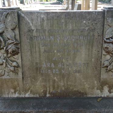ACQUROFF Norman S. -1938 &amp; Clara -19?1 :: PHILLIPS Louise -1975