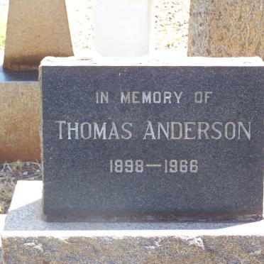 ANDERSON Thomas 1898-1966