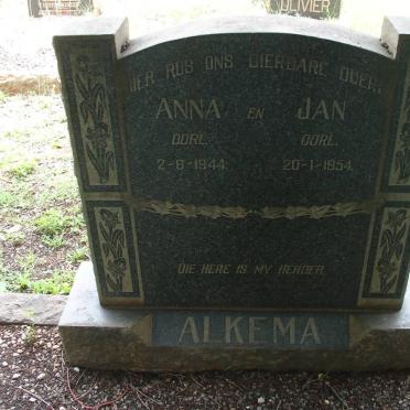 ALKEMA Jan -1954 &amp; Anna -1944