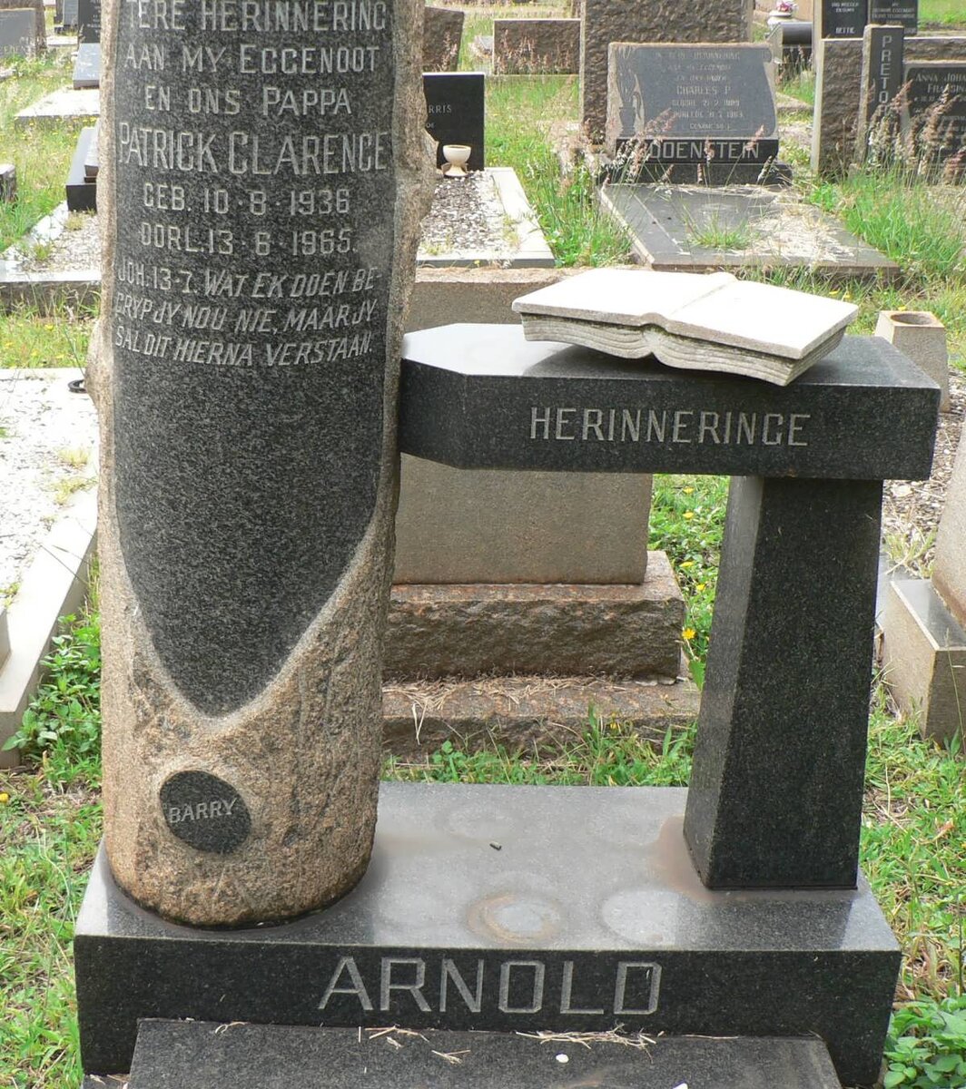 ARNOLD Patrick Clarence 1936-1965