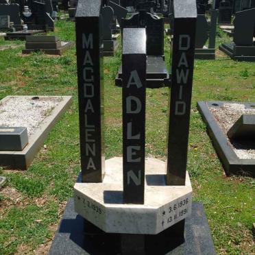 ADLEN Dawid 1936-1991 &amp; Magdalena 1939-