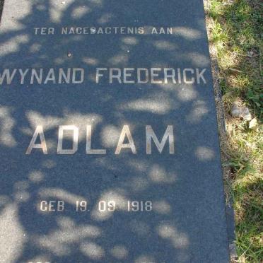 ADLAM Wynand Frederick 1918-1973