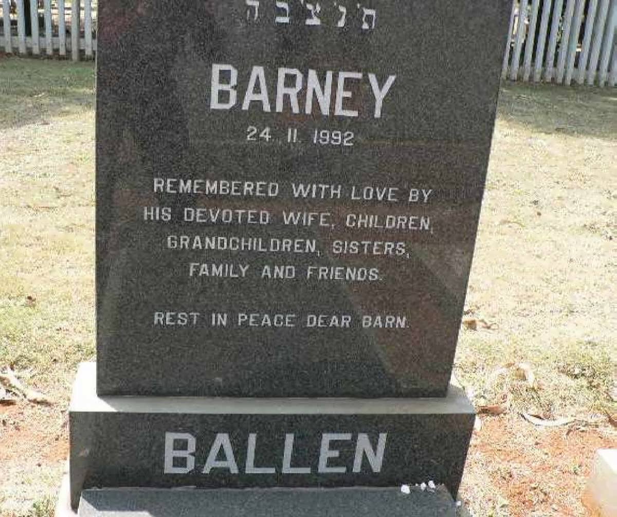 BALLEN Barney -1992