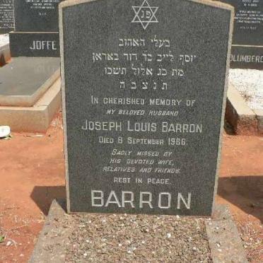 BARRON Joseph Louis -1966