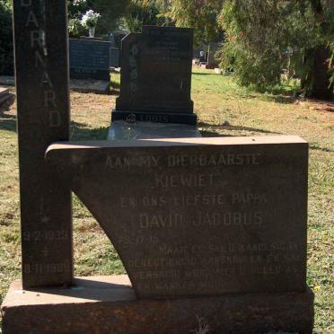 BARNARD David Jacobus 1939-1969