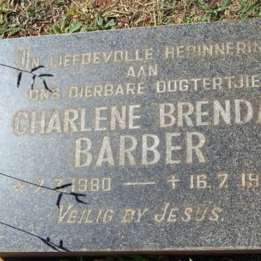 BARBER Charlene Brenda 1980-1981