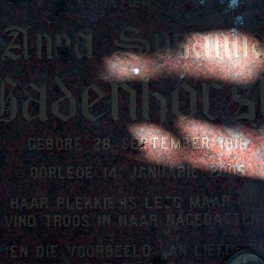 BADENHORST Anna Susanna 1916-2005
