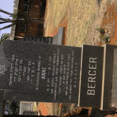 BERGE Anne 1917-1996