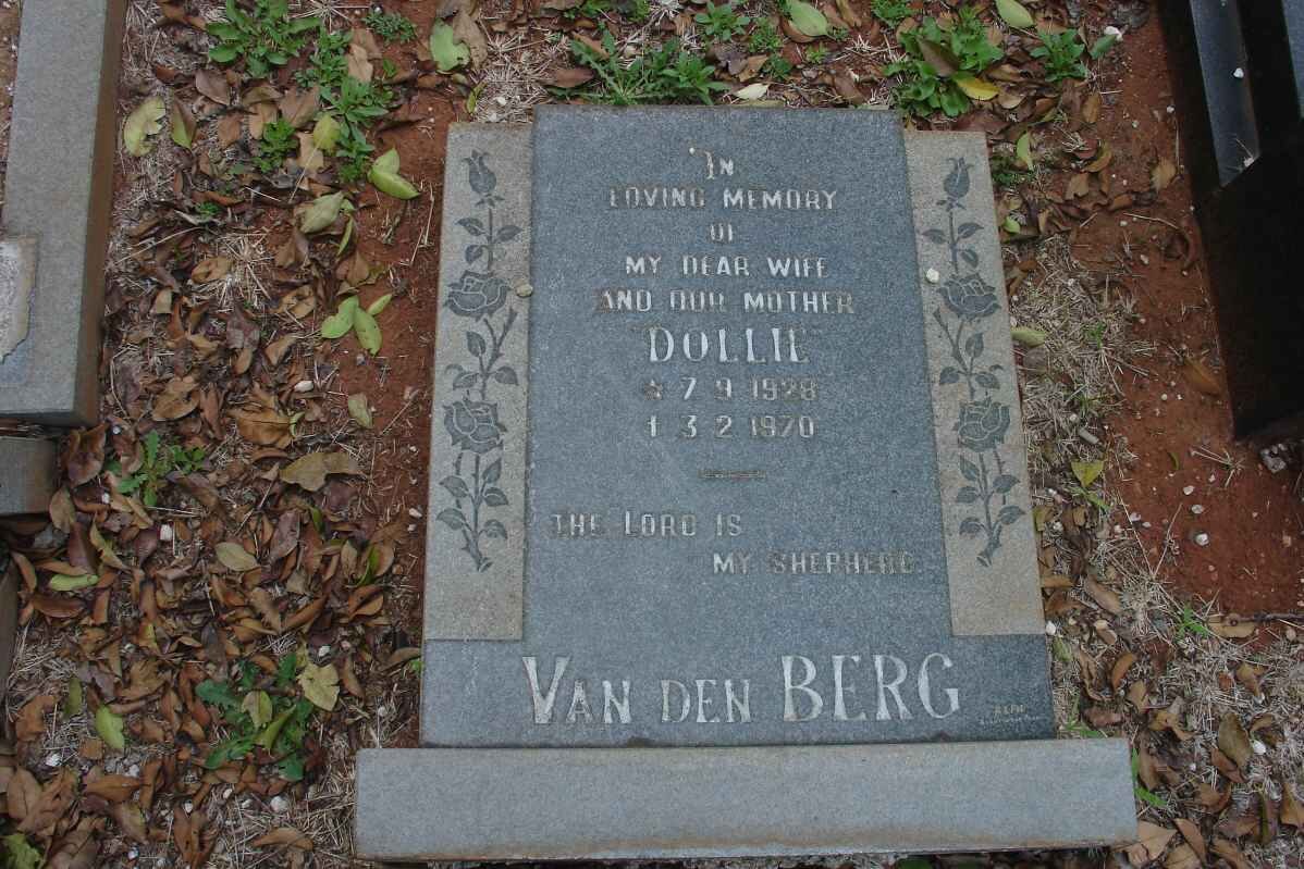 BERG Dollie, van den 1928-1970
