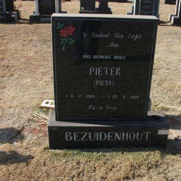 BEZUIDENHOUT Pieter 1949-1999