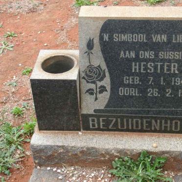 BEZUIDENHOUT Hester 1943-1950