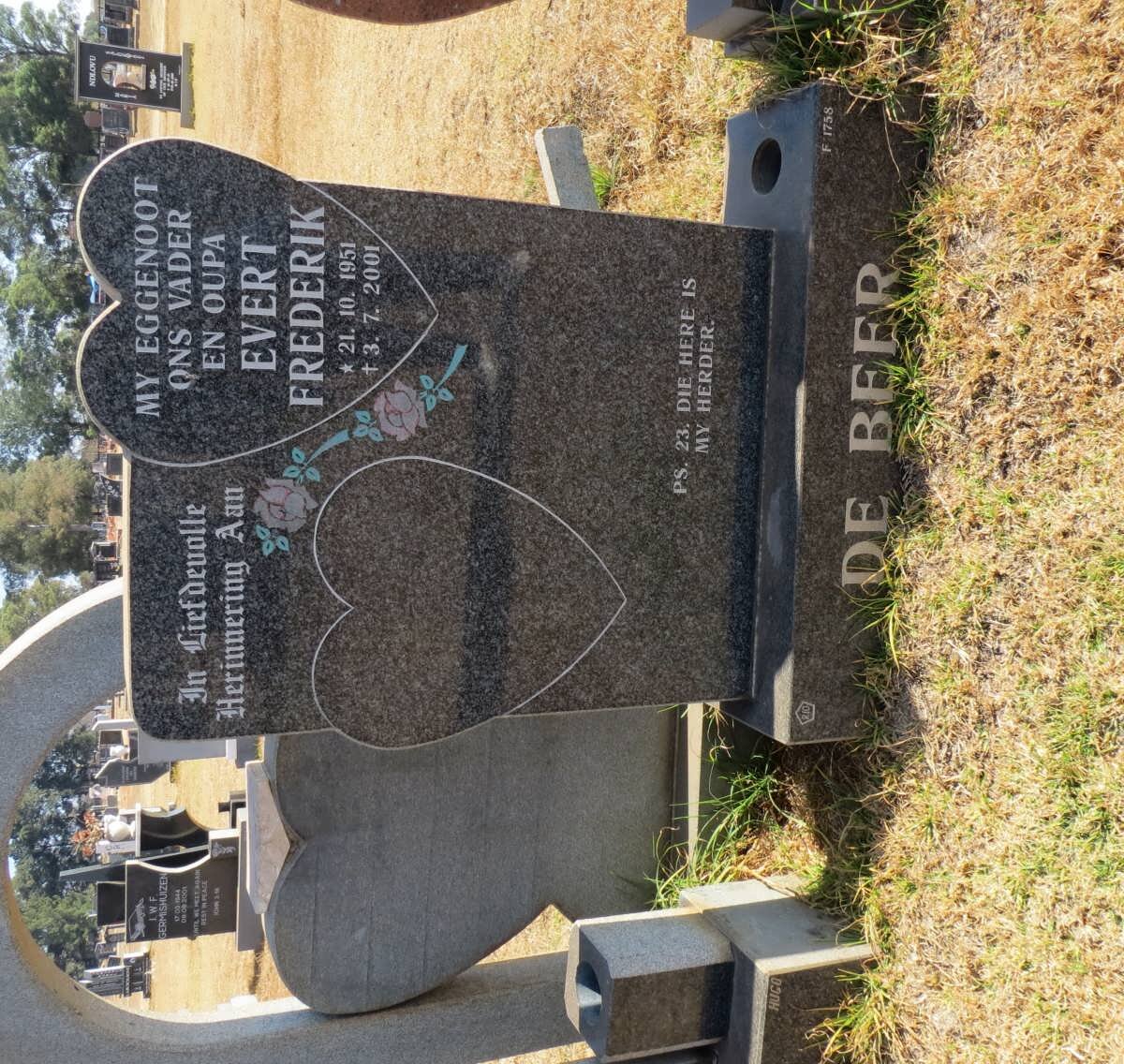 BEER Evert Frederik, de 1951-2001