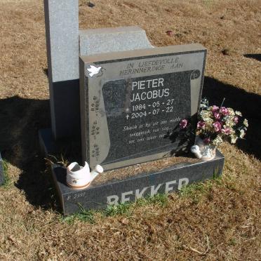 BEKKER Pieter Jacobus 1984-2004
