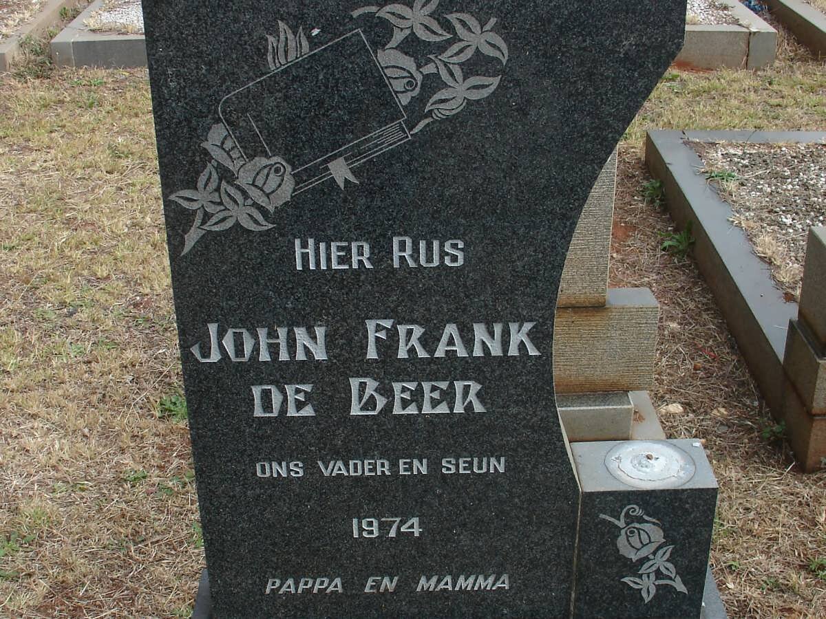 BEER John Frank, de 1974-1974
