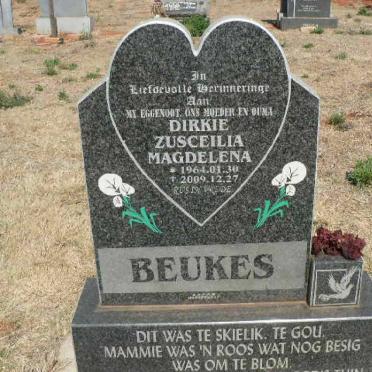 BEUKES Dirkie Zusceilia Magdelena 1964-2009