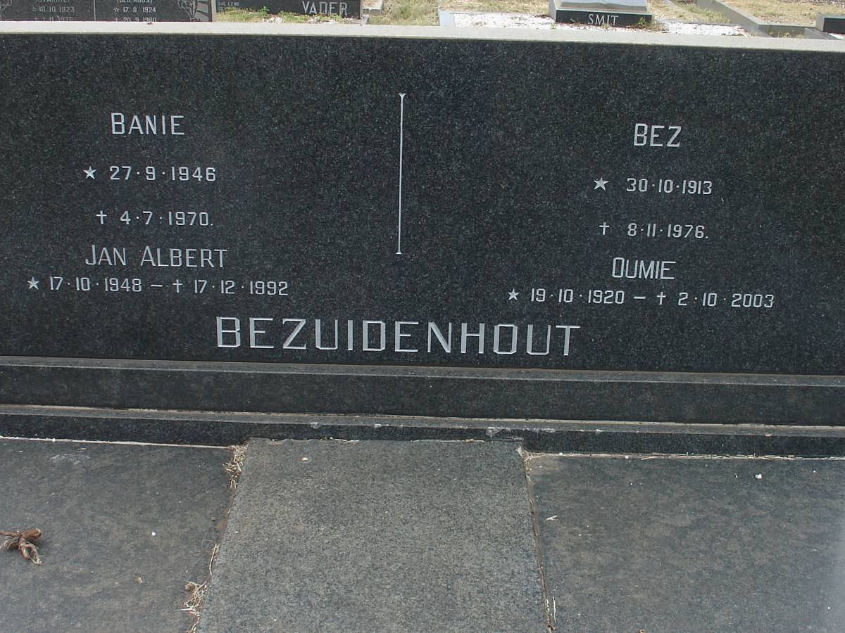 BEZUIDENHOUT Familie