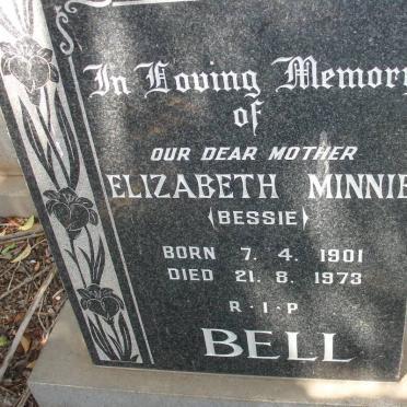 BELL Elizabeth Minnie 1901-1973