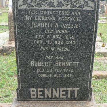 BENNETT Robert 1872-1949 &amp; Isabella HORN 1873-1947