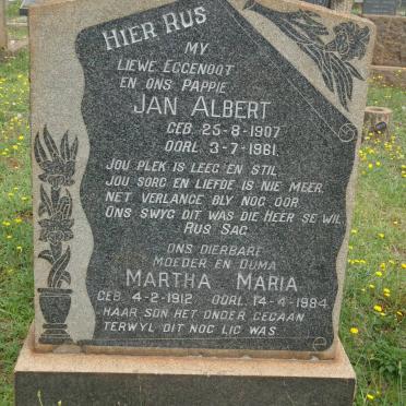 BIERMAN Jan Albert 1907-1961 &amp; Martha Maria 1912-1984