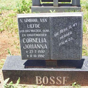 BOSSE Cornelia Johanna 1897-1992