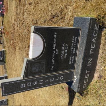 BOSHIELO Pasika Percy 1968-2007