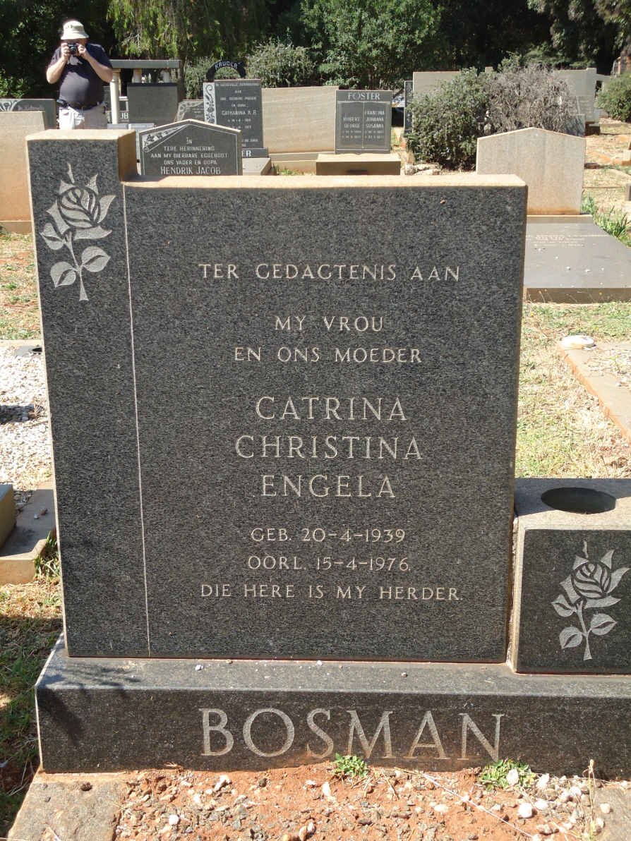 BOSMAN Catrina Christina Engela 1939-1976