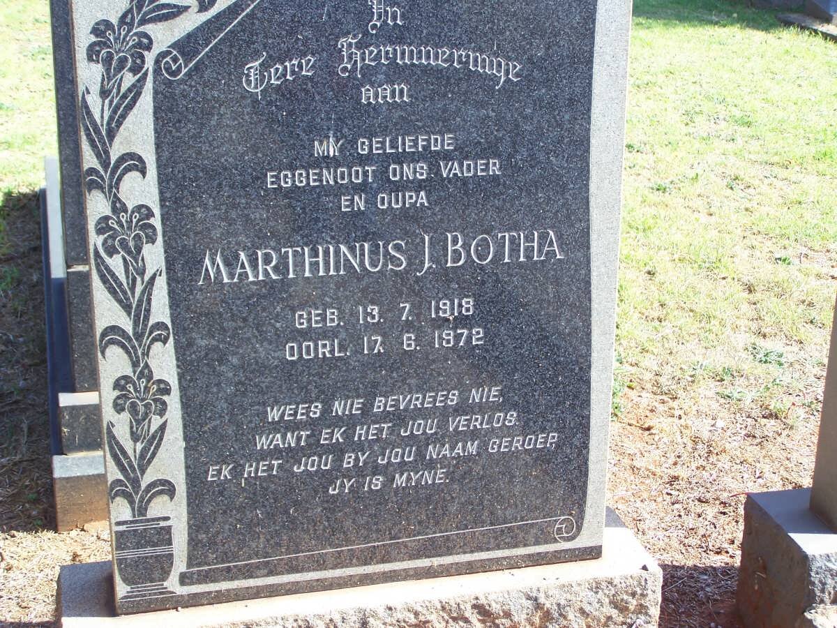 BOTHA Marthinus J. 1918-1972