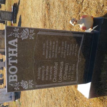 BOTHA Christoffel Lodewicus 1961-2004