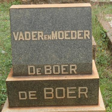 BOER Vader, de &amp; Moeder