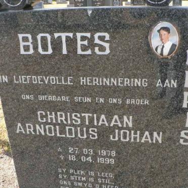 BOTES Christiaan Arnoldus Johan 1978-1999