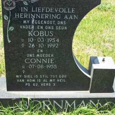 BORNMAN Kobus 1954-1992 &amp; Connie 1955-