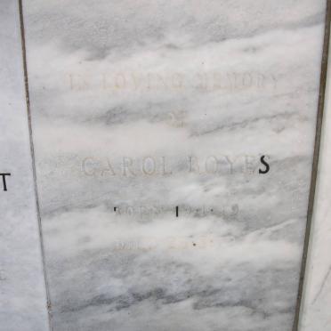 BOYES Carol 1949-1979