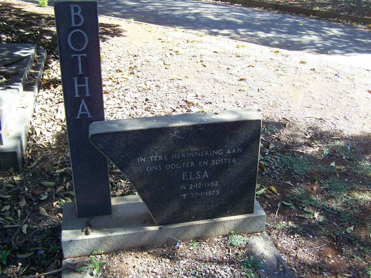 BOTHA Elsa 1952-1973