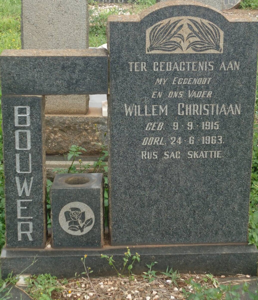 BOUWER Willem Christiaan 1915-1963