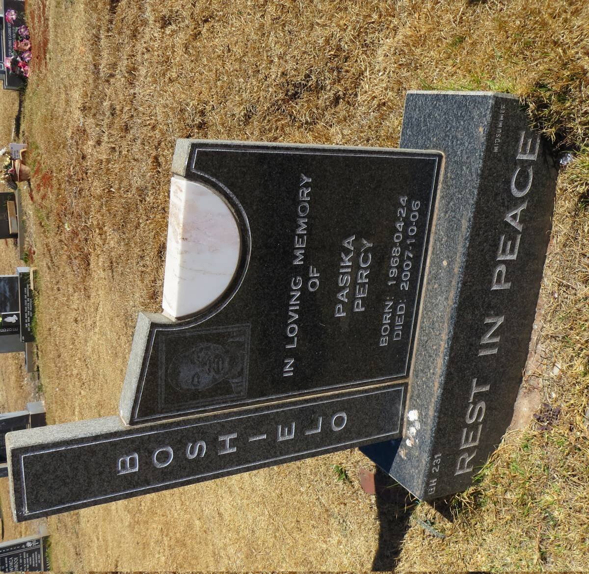 BOSHIELO Pasika Percy 1968-2007