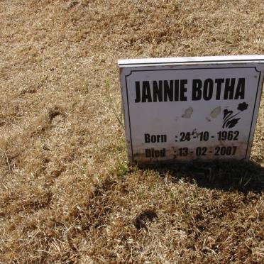 BOTHA Jannie 1962-2007