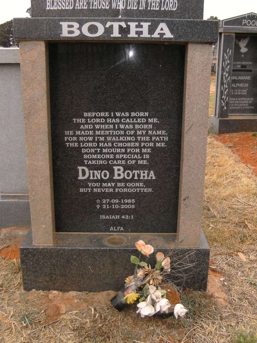 BOTHA Dino 1985-2008